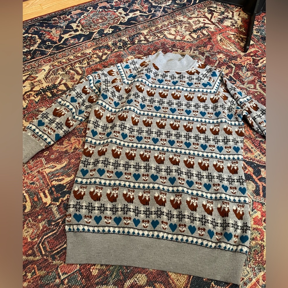 Foxy Unique Vintage Sweater